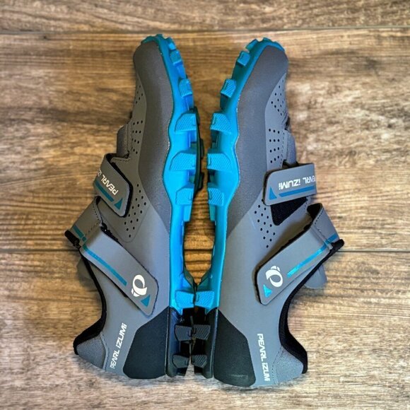 NEW PEARL IZUMI X-Alp Divide Moutain Bike Cycling Shoes Gray/Black Women's 42 - Picture 4 of 12